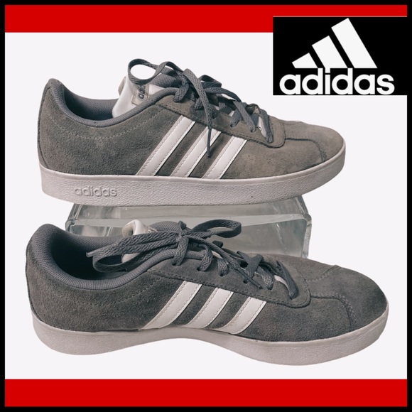 ADIDAS GRAND COURT GRAY SUEDE SNEAKER 7 (men’s) - Picture 5 of 11